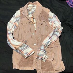 Maurice’s Flannel and Vest!